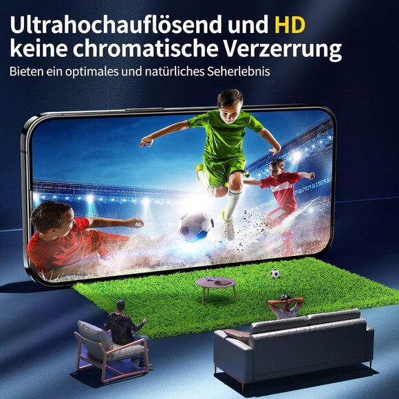 iPhone 14 Pro Max Screen Protectors 3 Pack Tempered Glass - Picture 3 of 10